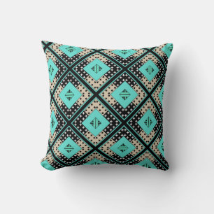 Naadloze ornamentale retro moroccan arabische vint kussen