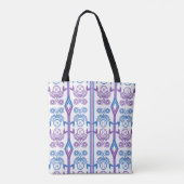 Naadloze ornamentale retro moroccan arabische vint tote bag (Achterkant)