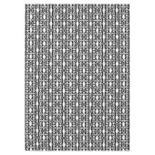 Naadloze ornamentale witte decoratie  tafelkleed (Voorkant)