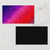 Naadloze ornamentroze paarse gist visitekaartje (Voorkant / Achterkant)