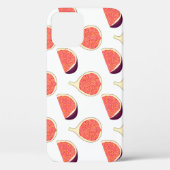 Naadloze paarse vijg: kleurrijk patroon Case-Mate iPhone case (Achterkant)