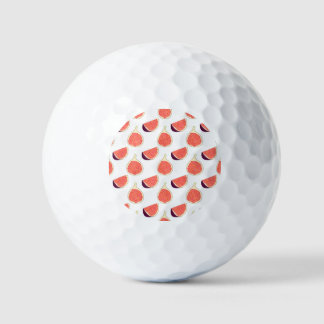 Naadloze paarse vijg: kleurrijk patroon golfballen