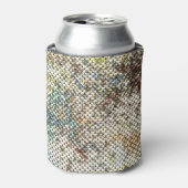 Naadloze pailletten textuur: sprankelende achtergr blikjeskoeler (Blikje Voorkant)