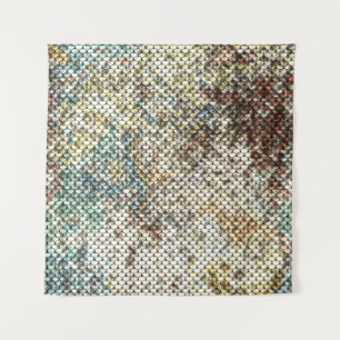 Naadloze pailletten textuur: sprankelende achtergr wandkleed