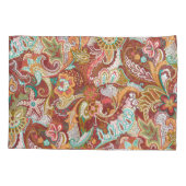 Naadloze paisley: elegant achtergrondpatroon. kussensloop (Achterkant)