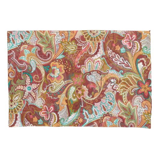 Naadloze paisley: elegant achtergrondpatroon. kussensloop (Voorkant)