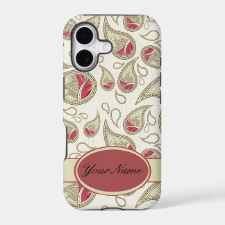Naadloze paisley met bloem