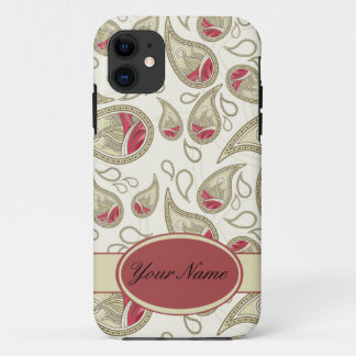 Naadloze paisley met bloem Case-Mate iPhone case