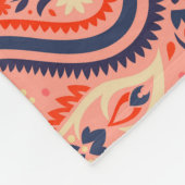 Naadloze paisley:  patroonontwerp. fleece deken (Hoek)