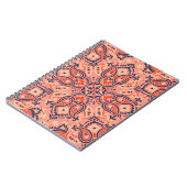 Naadloze paisley:  patroonontwerp. notitieboek (Linkerzijde)