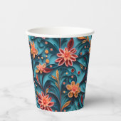 Naadloze papieren papierbak bekers (Voorkant)