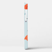 Naadloze paraplu's en regendruppels. Waterco Case-Mate iPhone Case (Achterkant / Links)