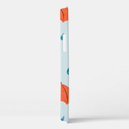Naadloze paraplu's en regendruppels. Waterco Case-Mate iPhone Case (Achterkant / Rechts)