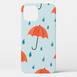 Naadloze paraplu's en regendruppels. Waterco Case-Mate iPhone Case