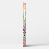 Naadloze patchwork-achtergrond met paisley en grie Case-Mate iPhone case (Achterkant / Links)