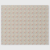 Naadloze patchwork met vintage handgetekende wilde cadeaupapier (Vlak)