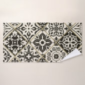Naadloze patchwork-tegel met islam, Arabisch, Indi Badhanddoek (Badhanddoek)