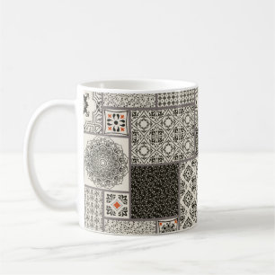 Naadloze patchwork-tegel met islam, Arabisch, Indi Koffiemok