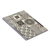 Naadloze patchwork-tegel met islam, Arabisch, Indi Notitieboek (Rechterzijde)