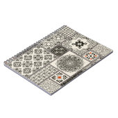 Naadloze patchwork-tegel met islam, Arabisch, Indi Notitieboek (Linkerzijde)