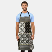 Naadloze patchwork-tegel met islam, Arabisch, Indi Schort (Gedragen)