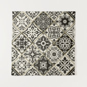 Naadloze patchwork-tegel met islam, Arabisch, Indi Wandkleed (Voorkant (horizontaal))