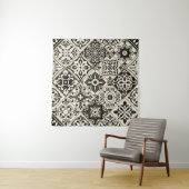 Naadloze patchwork-tegel met islam, Arabisch, Indi Wandkleed (In Situ (horizontaal))