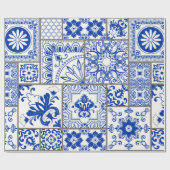 Naadloze patchwork-tegel met Victoriaans motieven. Cadeaupapier (Vlak)