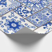 Naadloze patchwork-tegel met Victoriaans motieven. Cadeaupapier (Hoek)