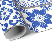 Naadloze patchwork-tegel met Victoriaans motieven. Cadeaupapier (Rol Hoek)