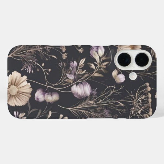 Naadloze Patronen iPhone 16 hoesjes (Achterkant (horizontaal))