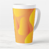 naadloze patronen Latte-Mok Latte Mok (Rechterhoek)