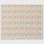 Naadloze Patroon Assorted Snoepjes Cadeaupapier (Vlak)