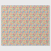 Naadloze Patroon Assorted Snoepjes Cadeaupapier (Vlak)