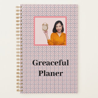 Naadloze Patroon Bloem Aangepaste Planner