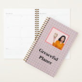 Naadloze Patroon Bloem Aangepaste Planner (Display)