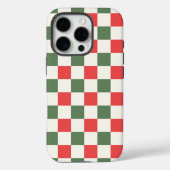 Naadloze patroon dambord iPhone / iPad case (Achterkant)