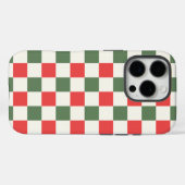 Naadloze patroon dambord iPhone / iPad case (Achterkant (horizontaal))