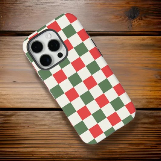 Naadloze patroon dambord iPhone / iPad case