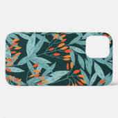 Naadloze patroon handgetekende boomvertakkingen me Case-Mate iPhone case (Achterkant (horizontaal))