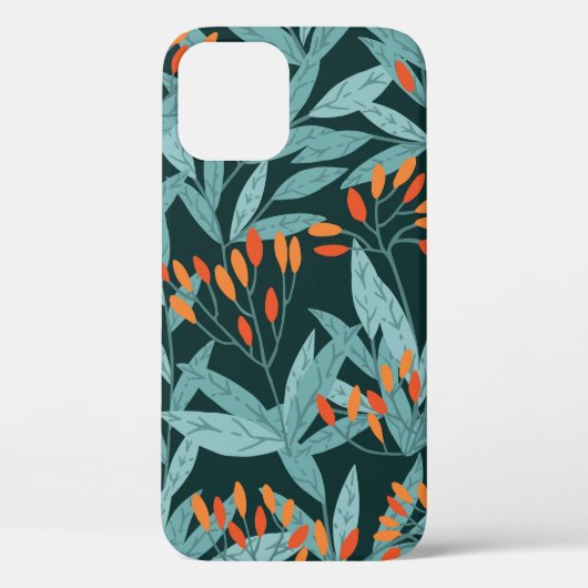 Naadloze patroon handgetekende boomvertakkingen me Case-Mate iPhone case (Achterkant)