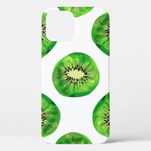 naadloze patroon kiwi illustratiehand dr Case-Mate iPhone case (Achterkant)