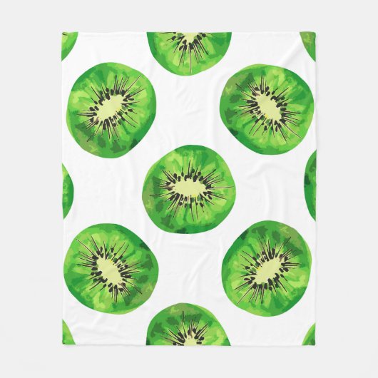  naadloze patroon kiwi illustratiehand dr fleece deken (Voorkant)