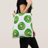  naadloze patroon kiwi illustratiehand dr tote bag (Dichtbij)