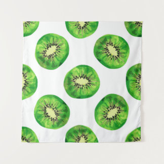  naadloze patroon kiwi illustratiehand dr wandkleed