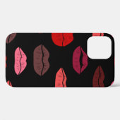 Naadloze patroon kleurrijke lippen Case-Mate iPhone case (Achterkant (horizontaal))