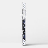 Naadloze patroonachtergrond met gestileerde starsp Case-Mate iPhone case (Achterkant / Links)