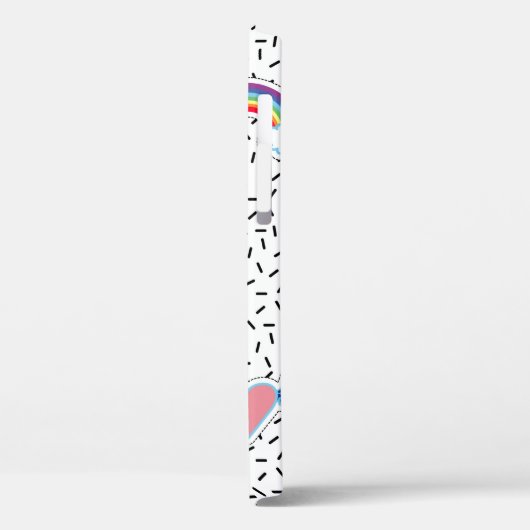 Naadloze patroonachtergrond met patchstatus cartoo Case-Mate iPhone case (Achterkant / Links)