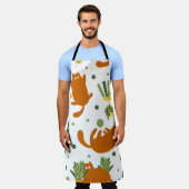 Naadloze patrooncutat schort (Gedragen)