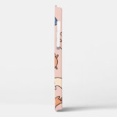 Naadloze patroondoodle katten, illustratie Case-Mate iPhone case (Achterkant / Links)